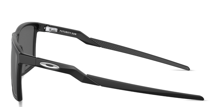 Shop Oakley Futurity Sun Unisex Rectangle Sunglasses in Black online.
