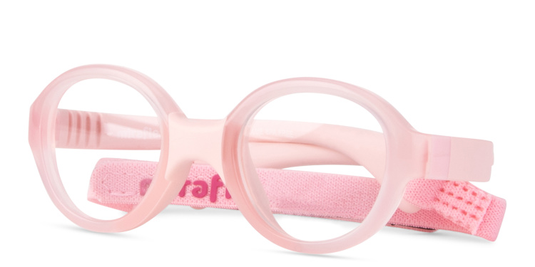 Shop Mira Flex Kids Oval Eyeglasses in Pink online.