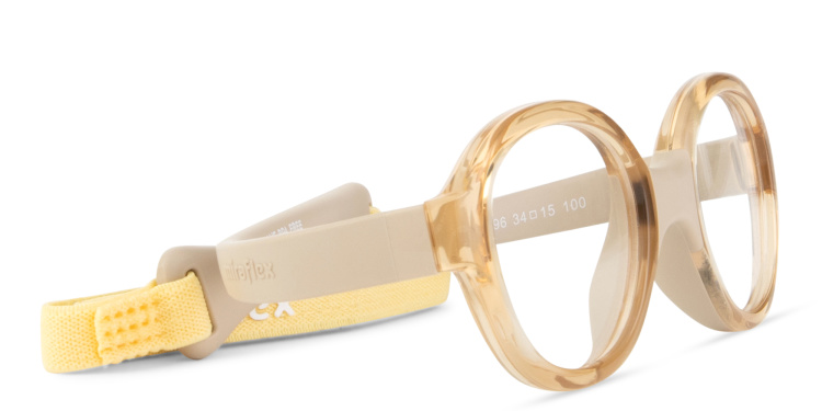 Shop Mira Flex Kids Oval Eyeglasses in Brown online.