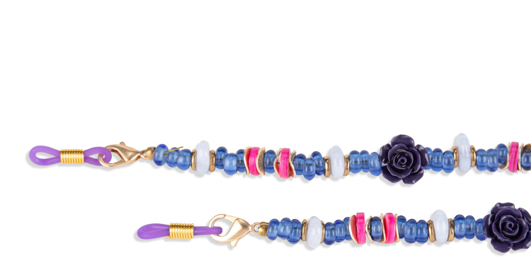 Shop Melissa Devaux Bijoux Bonita Glasses Chain in Multicolor online.