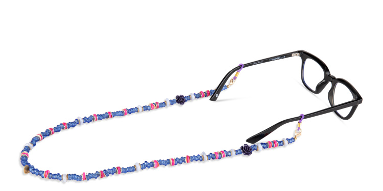 Shop Melissa Devaux Bijoux Bonita Glasses Chain in Multicolor online.