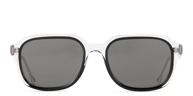 تسوق نظارات شمسية مربّعة EYE'M بلون شفاف أونلاين.