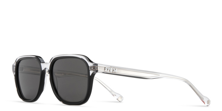 تسوق نظارات شمسية مربّعة EYE'M بلون شفاف أونلاين.