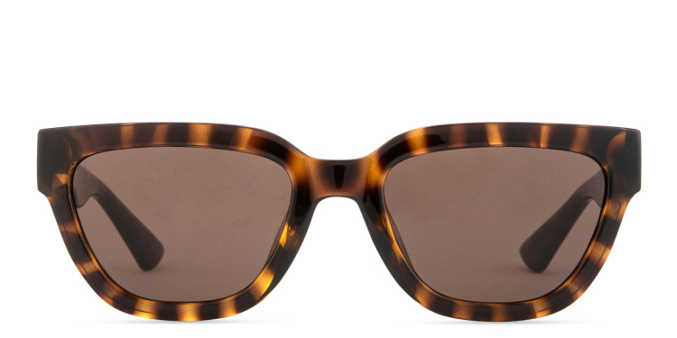 Shop GUCCI GG Logo Cat-Eye Sunglasses in Havana online.