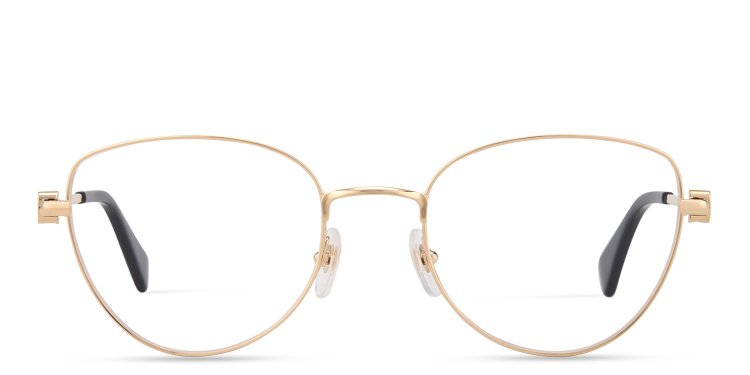 تسوق نظارات طبية سينياتور سي دو كارتييه بإطار دائري واسع كارتييه بلون ذهبي أونلاين.