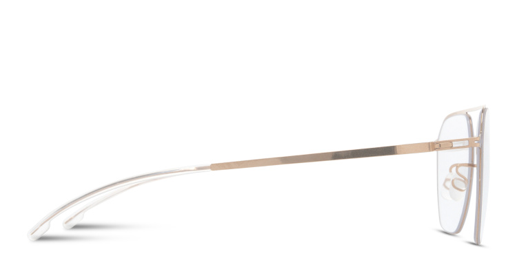 Shop MYKITA Imba Unisex Aviator Eyeglasses in Gold online.
