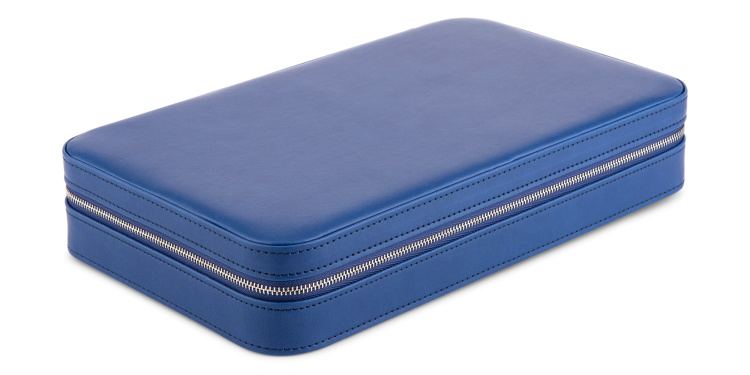 تسوق علبة نظارات للسفر من الجلد علبة نظارات MO بلون أزرق أونلاين.