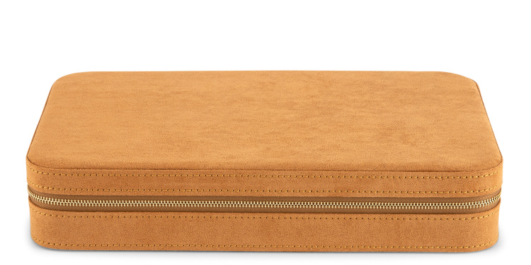 تسوق علبة نظارات للسفر من المخمل للجنسين علبة نظارات MO بلون بيج أونلاين.