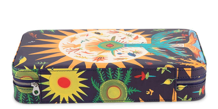 تسوق علبة نظارات للسفر من الجلد للجنسين علبة نظارات MO بلون متعدّد الألوان أونلاين.