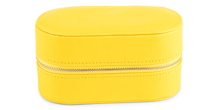 تسوق علبة نظارات للسفر من الجلد للجنسين علبة نظارات MO بلون أصفر أونلاين.