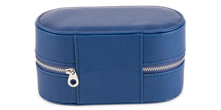 تسوق علبة نظارات للسفر من الجلد علبة نظارات MO بلون أزرق أونلاين.