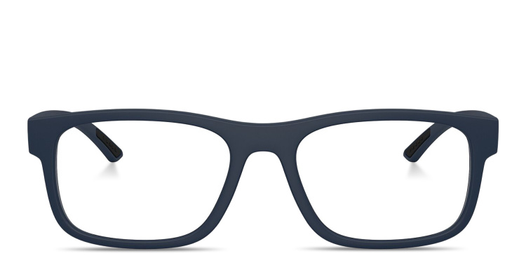 تسوق نظارات طبية مستطيلة بشعار العلامة برادا لينيا روسا بلون أزرق أونلاين.