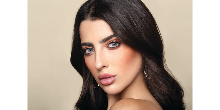 Shop DAHAB Monthly Color Contact Lenses - Blue in Blue online.