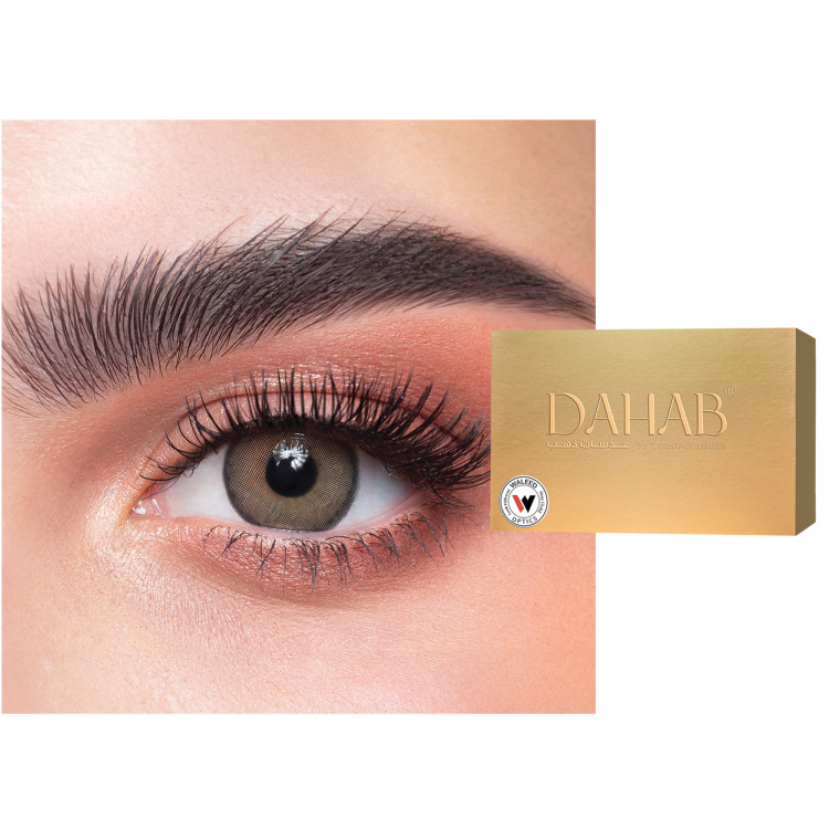Shop DAHAB Monthly Color Contact Lenses - Hazel in Hazel online.