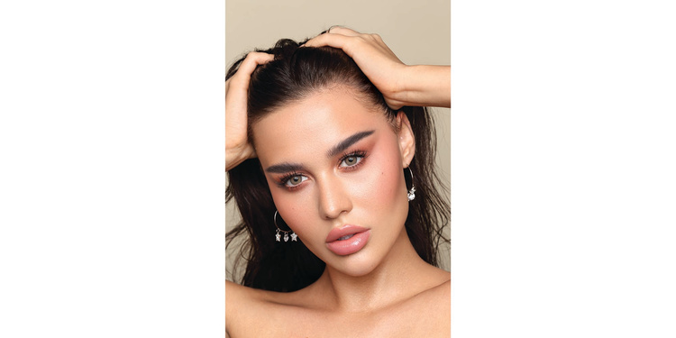 Shop DAHAB Monthly Color Contact Lenses - Hazel in Hazel online.