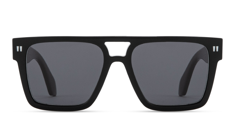 تسوق نظارات شمسية سبرينجفيلد بإطار مربّع للجنسين أوف وايت بلون أسود أونلاين.