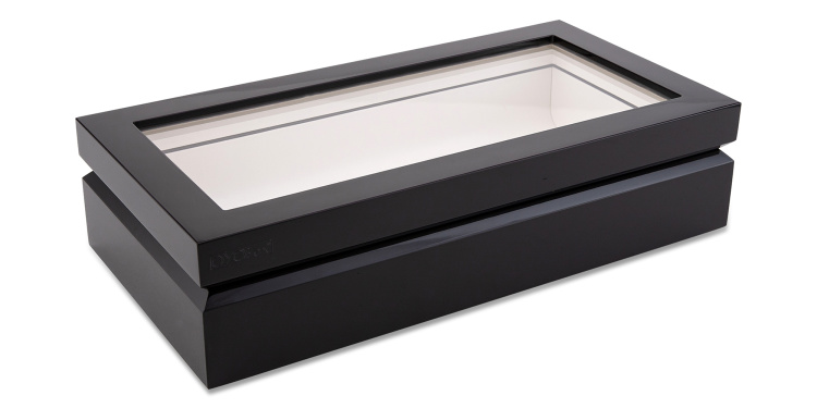 Shop OYOBOX Maxi Unisex Glasses Case in Black online.