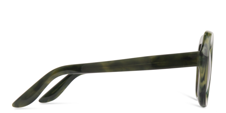 Shop LAPIMA Isabel Square Sunglasses in Green online.