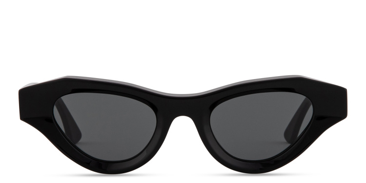Shop THIERRY LASRY Jaya Cat-Eye Sunglasses in Black online.