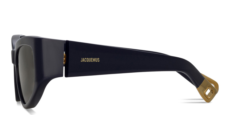 Shop JACQUEMUS Gala Cat-Eye Sunglasses in Blue online.