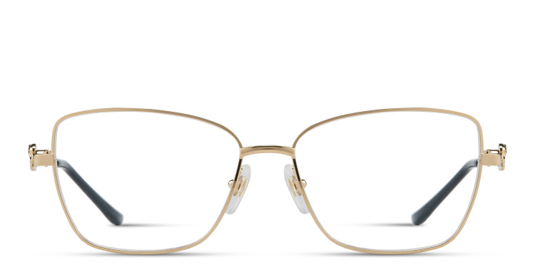 تسوق نظارات طبية بانتير دو كارتييه واسعة طراز كات آي كارتييه بلون ذهبي أونلاين.