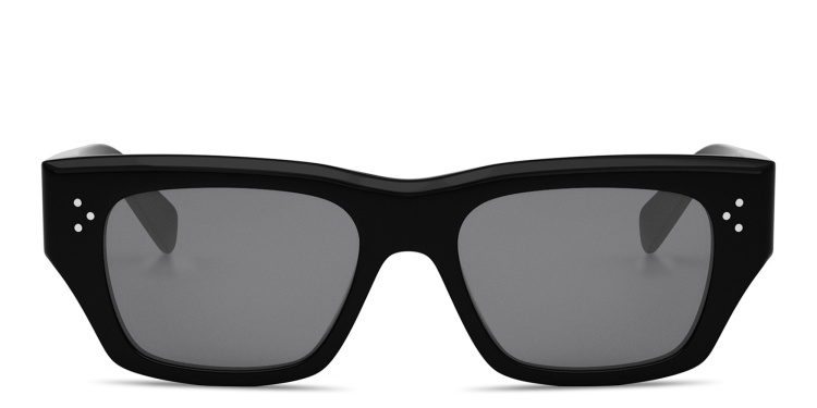 تسوق نظارات شمسية سيلين بإطار أسود أيتش دي غير منتظم مزيّنة بثلاث نقاط سيلين بلون أسود أونلاين.