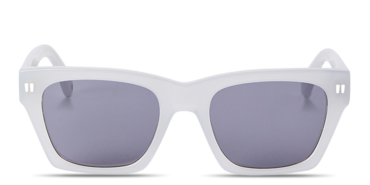 تسوق نظارات شمسية ڤالديز بإطار مربّع للجنسين أوف وايت بلون رمادي أونلاين.