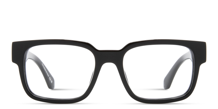 تسوق نظارات طبية مربّعة للجنسين بتوقيع العلامة أوف وايت بلون أسود أونلاين.