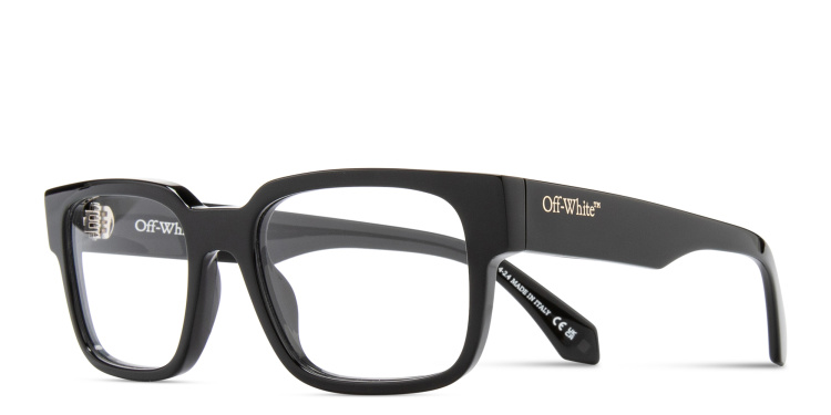 تسوق نظارات طبية مربّعة للجنسين بتوقيع العلامة أوف وايت بلون أسود أونلاين.