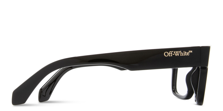 تسوق نظارات طبية مربّعة للجنسين بتوقيع العلامة أوف وايت بلون أسود أونلاين.