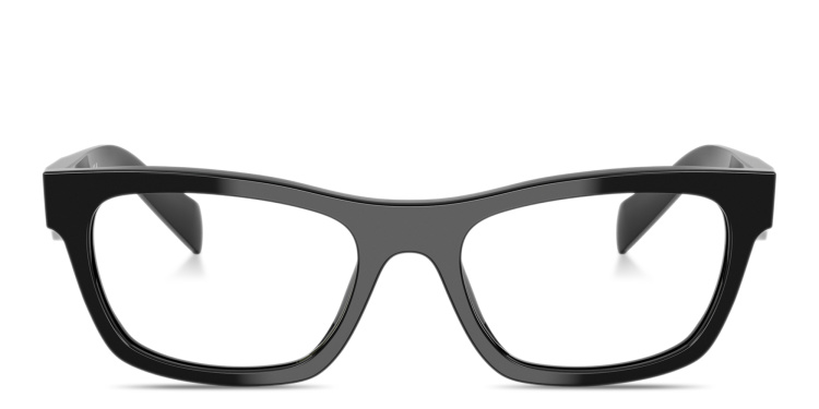 تسوق نظارات طبية طراز كات آي بشعار المثلّث برادا بلون أسود أونلاين.