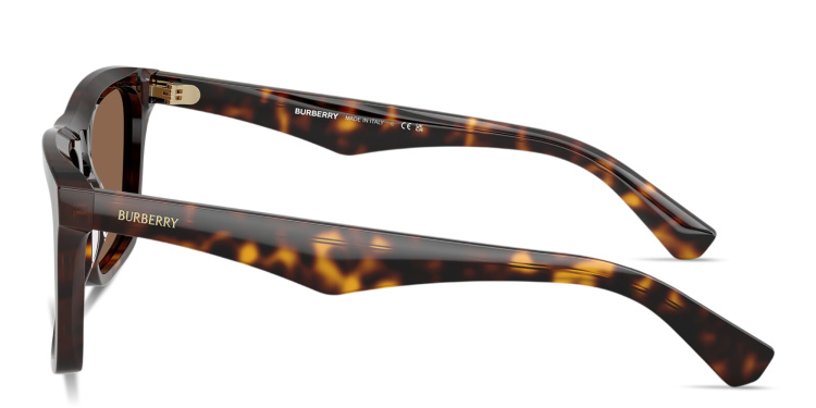 تسوق نظارات شمسية مربّعة بالشعار المطبوع بربري بلون مموه أونلاين.