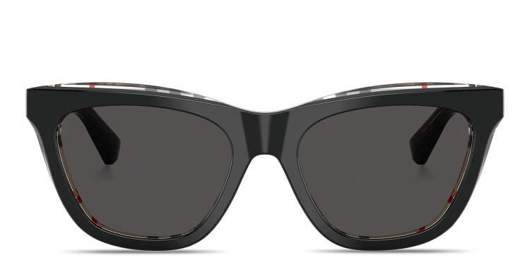 Shop BURBERRY The Essentials Cat-Eye Sunglasses in Black online.