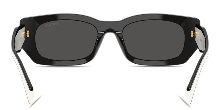 تسوق نظارات شمسية طراز بيلو بتوقيع العلامة برادا بلون أسود أونلاين.