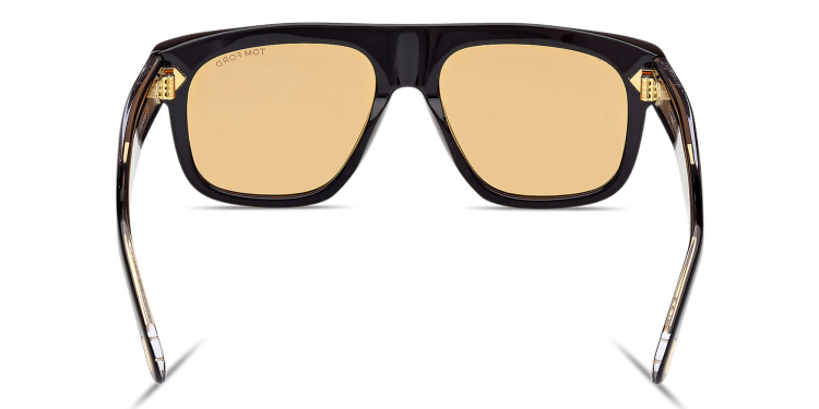 تسوق نظارات شمسية آيكون طراز بايلوت توم فورد بلون أسود أونلاين.