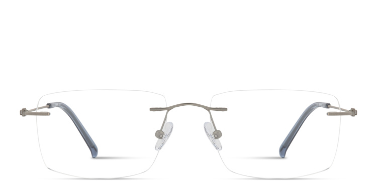 تسوق نظارات طبية مستطيلة واسعة بدون إطار MONOSTROM بلون فضي أونلاين.