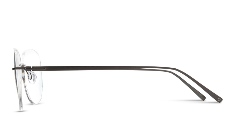 تسوق نظارات طبية واسعة طراز أفياتور بدون إطار MONOSTROM بلون رصاصي أونلاين.
