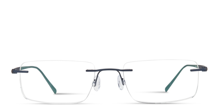 تسوق نظارات طبية مستطيلة بدون إطار MONOSTROM بلون أزرق أونلاين.