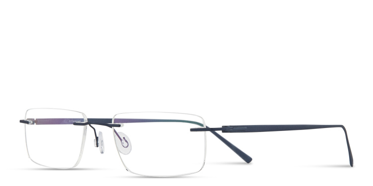 تسوق نظارات طبية مستطيلة بدون إطار MONOSTROM بلون أزرق أونلاين.