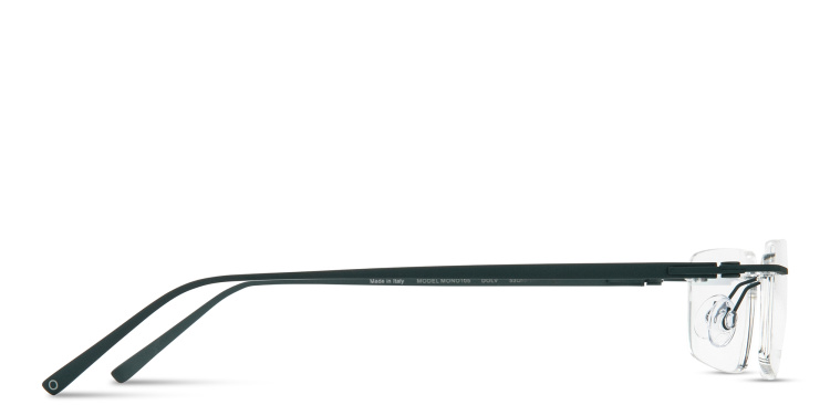 تسوق نظارات طبية مستطيلة بدون إطار MONOSTROM بلون أخضر أونلاين.