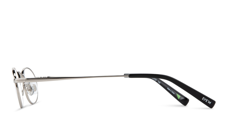 تسوق نظارات طبية بإطار بيضاوي EYE'M بلون فضي أونلاين.