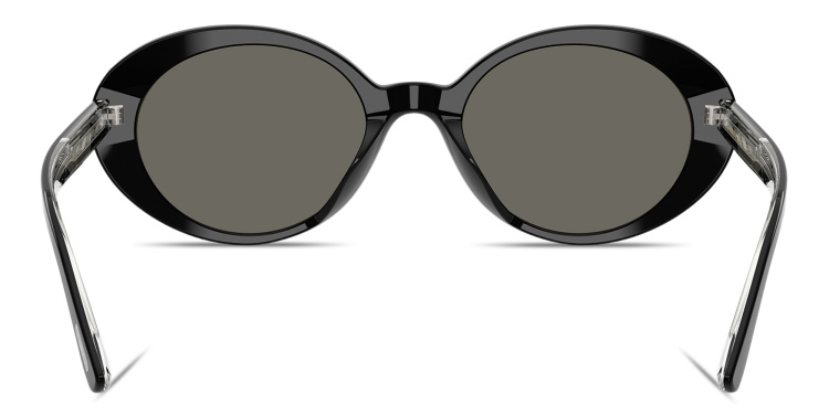 تسوق نظارات شمسية لومار بإطار بيضاوي أوليفر بيبلز بلون أسود أونلاين.