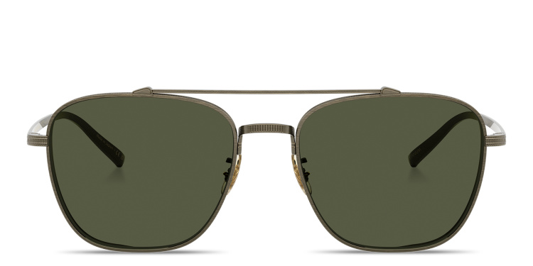 تسوق نظارات شمسية أيڤيسون بإطار مربّع أوليفر بيبلز بلون ذهبي أونلاين.