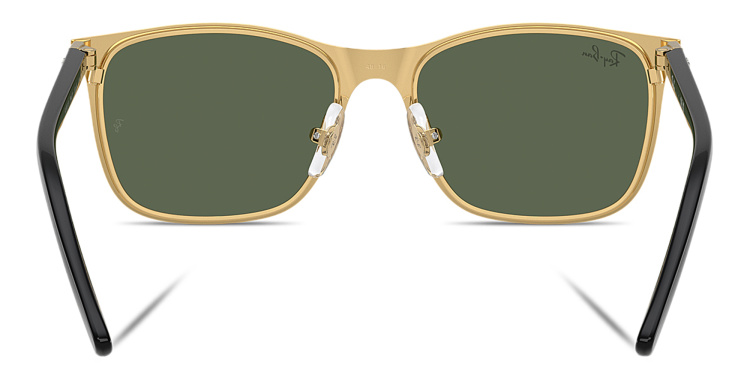 Shop Ray-Ban Junior Kids Core Square Sunglasses in Black online.