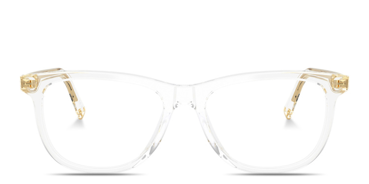 تسوق نظارات طبية طراز بيلو بشعار العلامة العمودي ميو ميو بلون شفاف أونلاين.