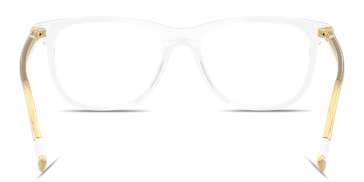 تسوق نظارات طبية طراز بيلو بشعار العلامة العمودي ميو ميو بلون شفاف أونلاين.