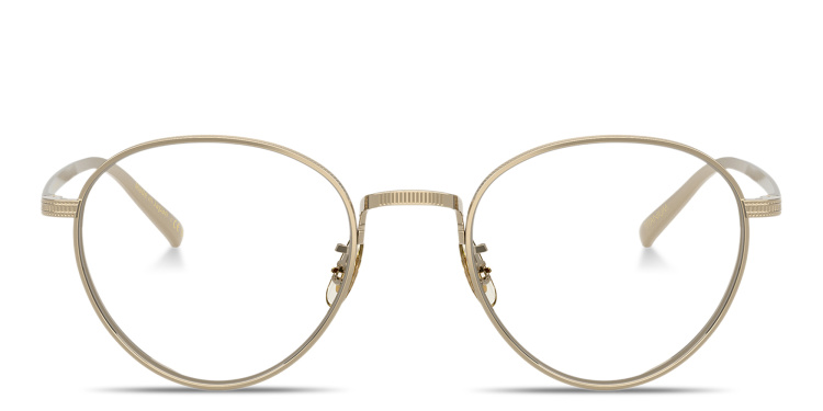 تسوق نظارات طبية كيسنير طراز بانتوس أوليفر بيبلز بلون ذهبي أونلاين.