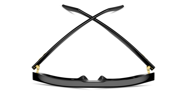 Shop ETRO Pegasus Unisex Rectangle Sunglasses in Black online.