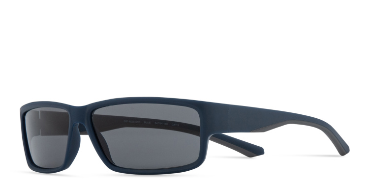 Shop SPIN ON8 Wide Rectangle Sunglasses in Blue online.
