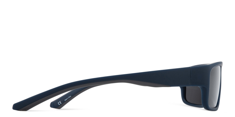 Shop SPIN ON8 Wide Rectangle Sunglasses in Blue online.